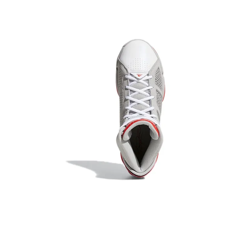 Adidas D Rose 1.5 Grey White Red-4