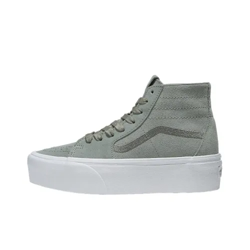 Vans SK8 Skateboard Shoes Unisex High-Top Gray