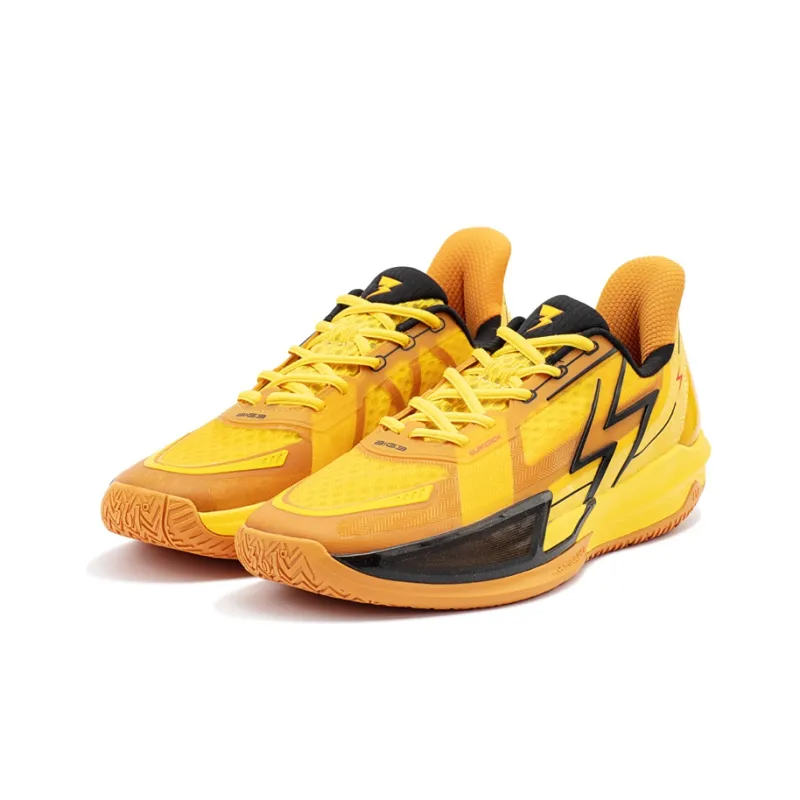 361° Big3 4.0 QUICK Basketball Shoes Men Low Top Sunshine Yellow/Obsidian Black-2