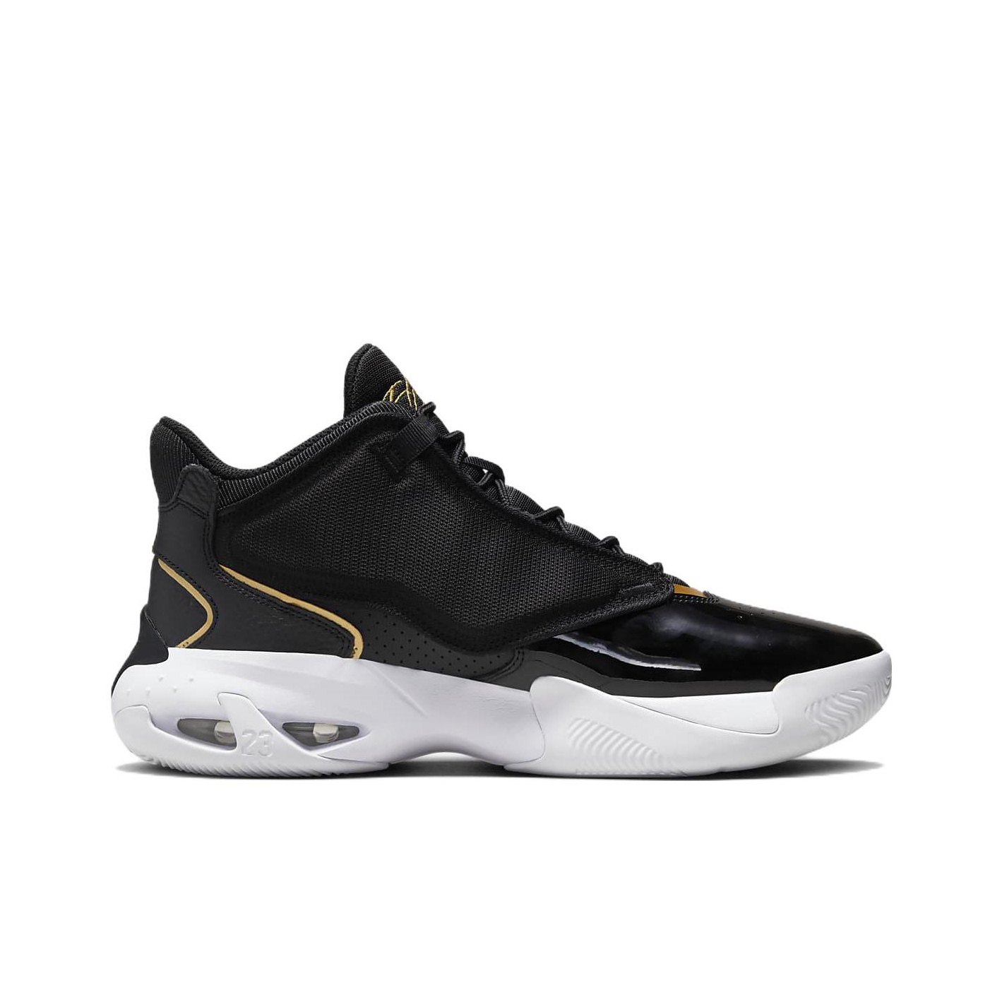 jordan max aura black gold