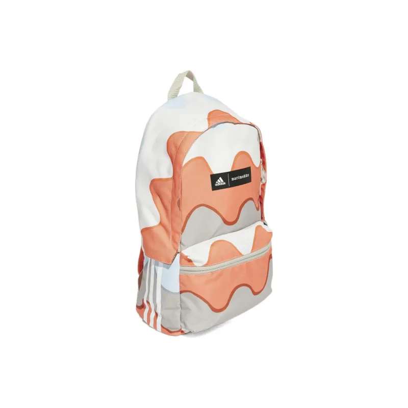 Adidas MARIMEKKO Collaboration Polyester Backpack Regular Women's White/Orange-1