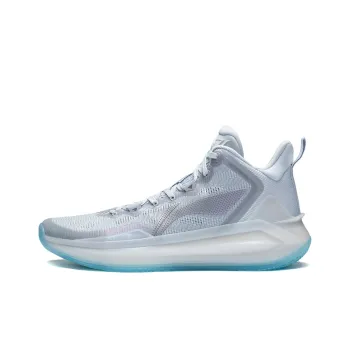 LiNing Liren 3 Glacier Durable Breathable Mid Top Basketball Shoes Light Frost Blue