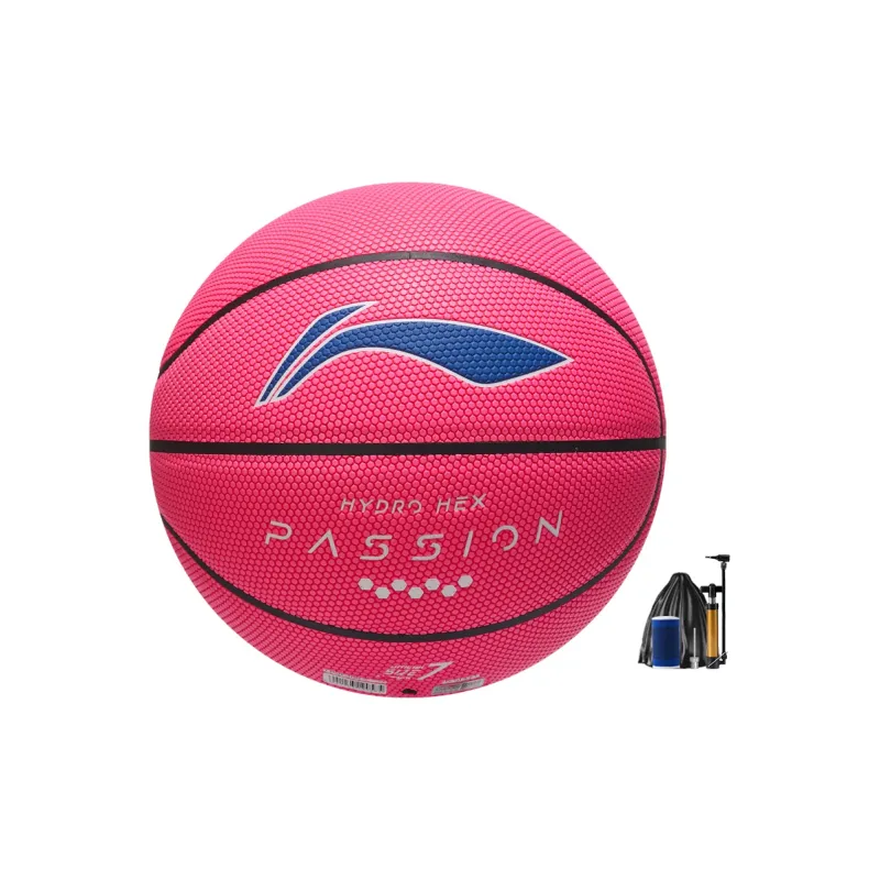 LiNing Badfive PU Basketball Rose Red Size 7 Training-1