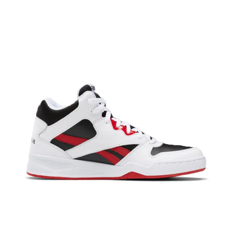 Reebok Royal BB4500 2 Non slip Lightweight Mid Top Basketball Shoes Men's Black Red-1