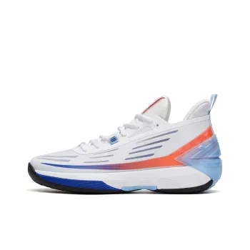 Anta Advance 5 Magic Potion Cushioning Anti Slip And Wear Resistant Low Top Basketball Shoes Men's White Blue