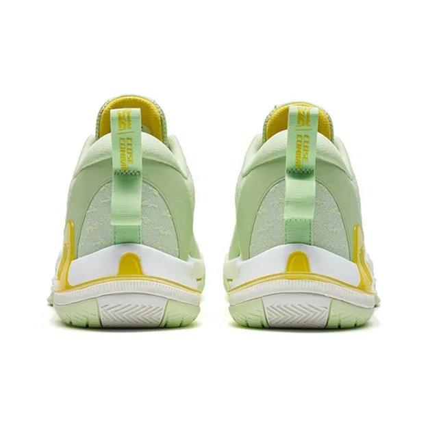 XTEP Melee 1 Anti Slip Wear Resistant Low Top Performance Basketball Shoes Men's Green-4