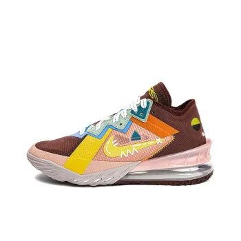 MIMI PLANGE x Nike Lebron 18 Low Mad King Anti Slip Wear Resistant Mid Top Basketball Shoes Unisex