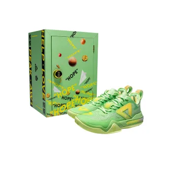 PEAK Wiggins AW1 Cushioning Anti Slip And Wear Resistant Low Top Basketball Shoes Men's Teal Box Included