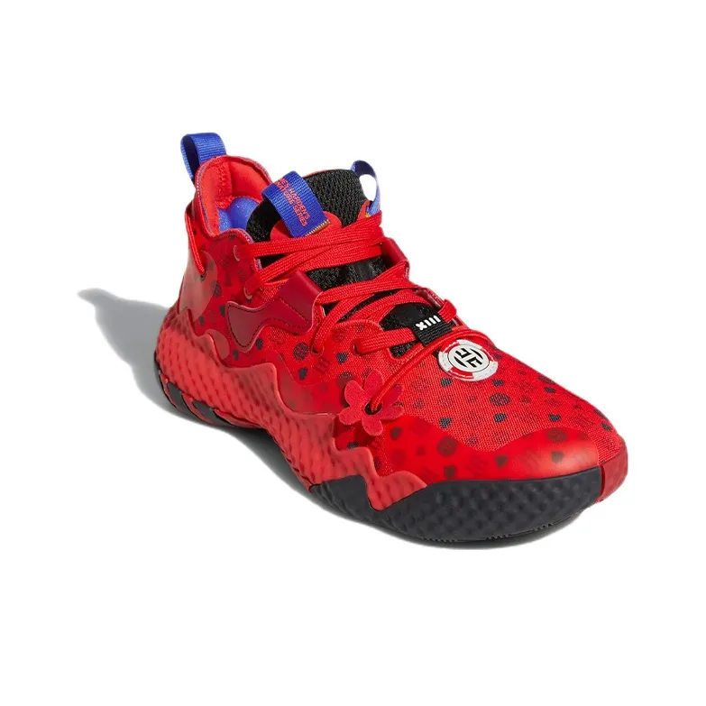 Adidas Harden Vol. 6 Vivid Red Monogram-2