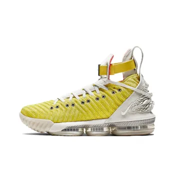 Nike LeBron 16 Hfr Harlem Stage 16 'Bright Citron Light Bone Habanero Red'