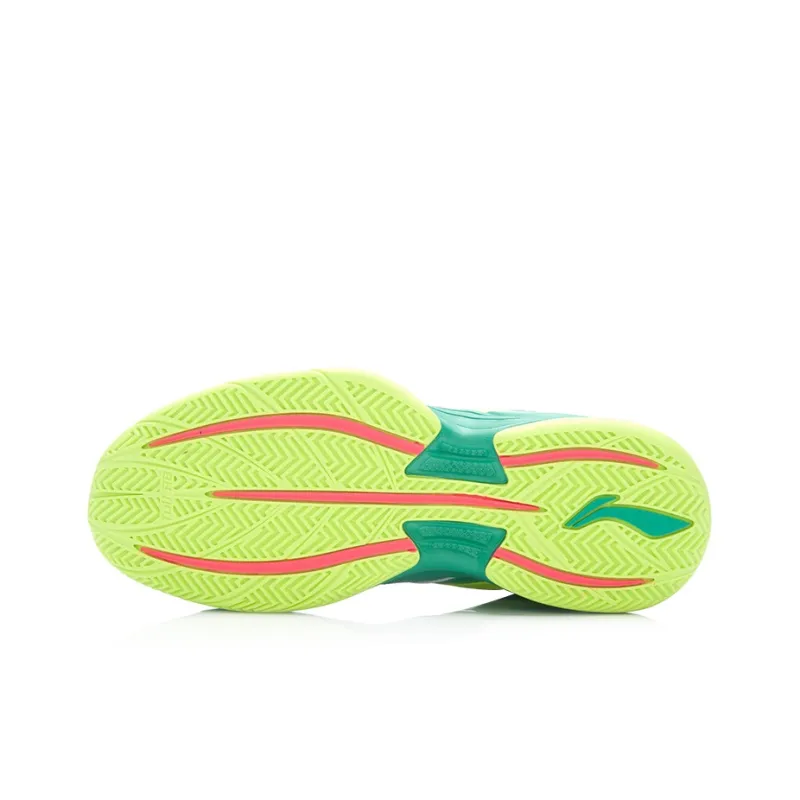 LiNing Super Light 12 Cushioning Support Mid Top Basketball Shoes Unisex Green-4