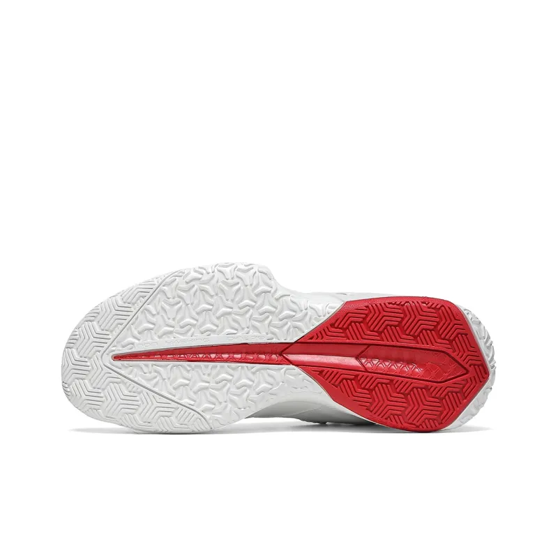 Anta Speedy 2 Cushioning Anti-Slip And Wear-Resistant Low-Top Performance Basketball Shoes Men's White Red Black-4