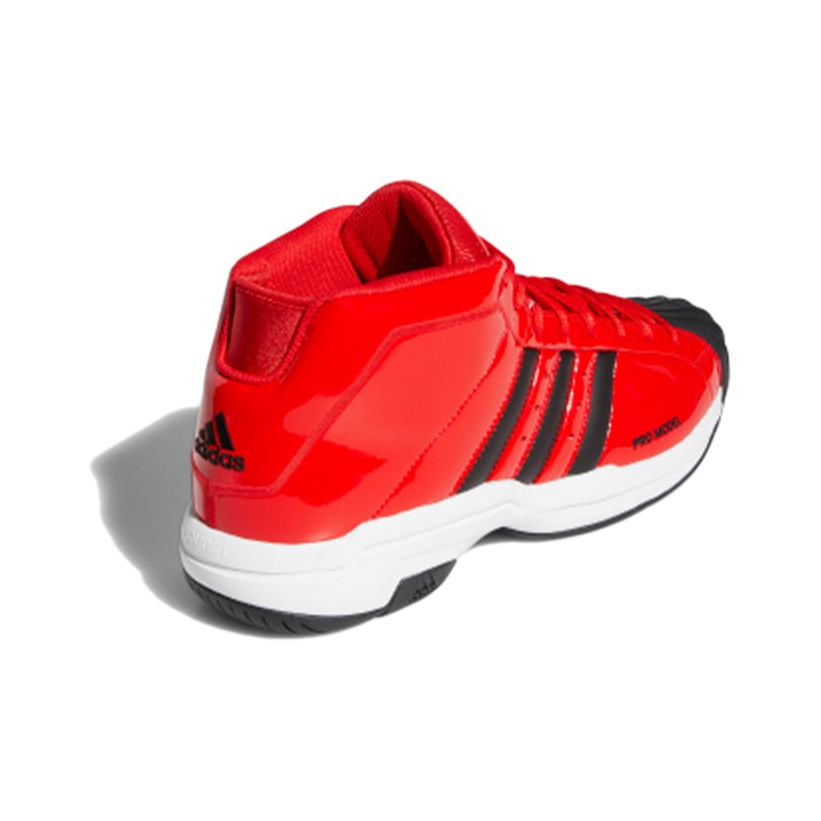 Adidas PRO Model 2G Basketball Shoes Men Mid-Top Red/Black - POIZON