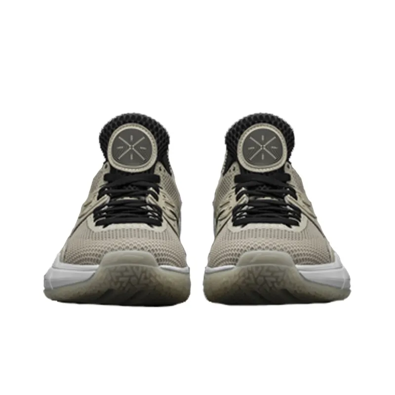 LiNing WOW 5 Way Of Wade 5 Cushioned Slip-Resistant Lightweight Low-Top Basketball Shoes Men's Sand Yellow Black-2