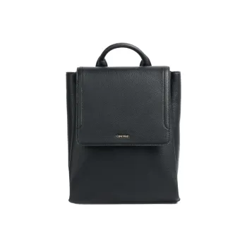 CALVIN KLEIN Synthetic Leather Backpack Small Size Men's Black