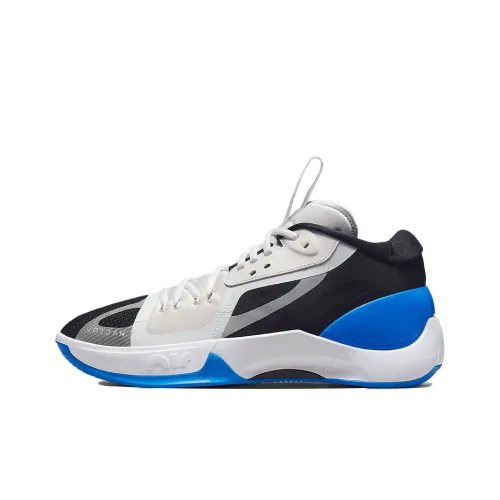 Jordan Zoom Separate Basketball Shoes Men Mid-Top White/Black/Blue