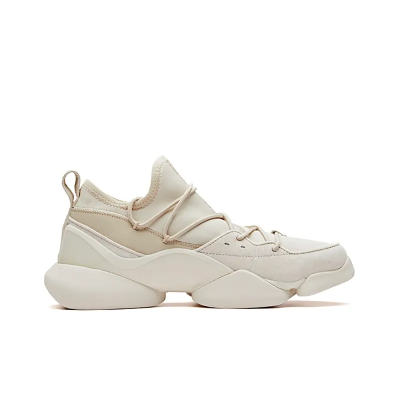 ANTA Basketball Collection Basketball Shoes Men Low Top Oat Gray/Oat White-1