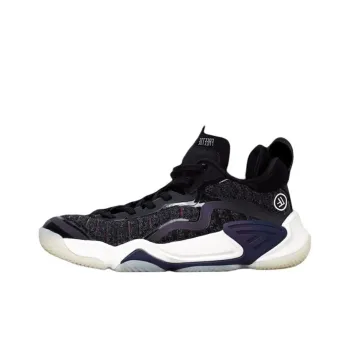 Sneaks & Feet x FREE TIE Cow Hoof 1.1 Durable Breathable Low-Top Performance Basketball Shoes Men's Black Purple