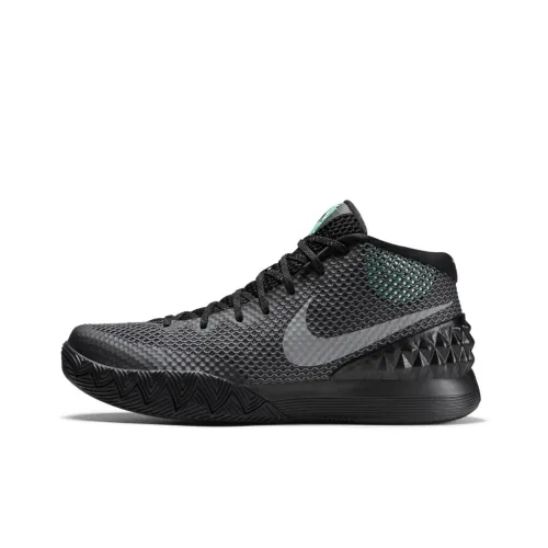 Nike Kyrie 1 Basketball Shoes Men Mid-Top Black/Reflective Silver/Dark Gray/Neon Green