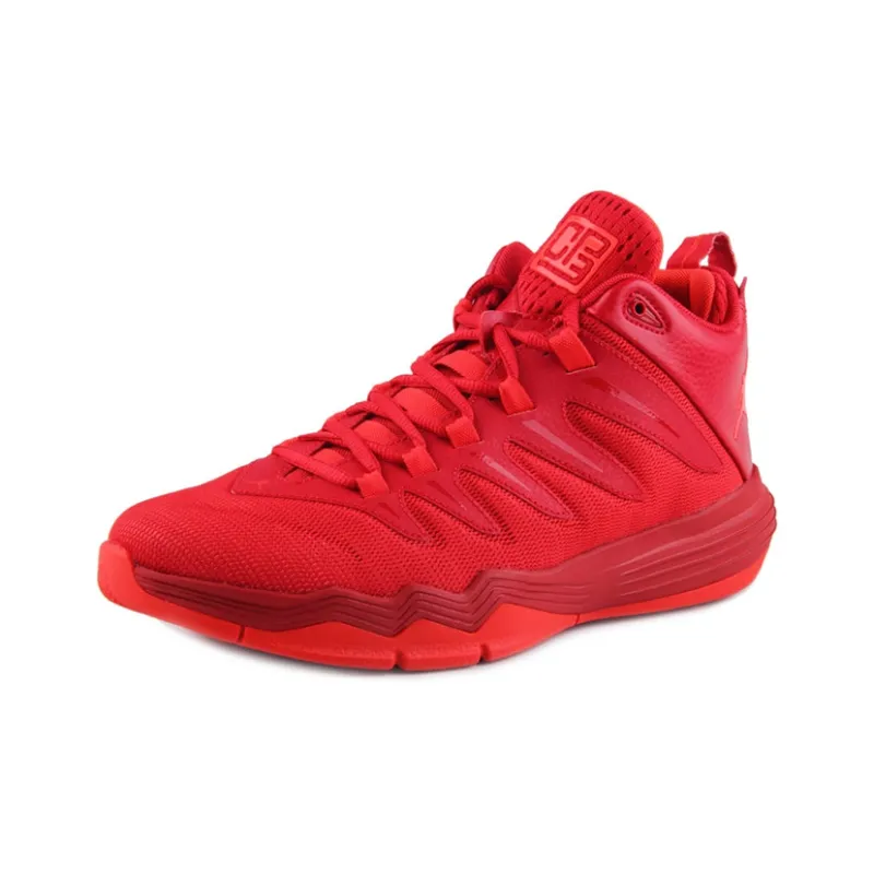 Jordan CP3 9 Cushioning Slip Resistant Coverage Lightweight Rebound Mid Top Basketball Shoes Men's Red-2