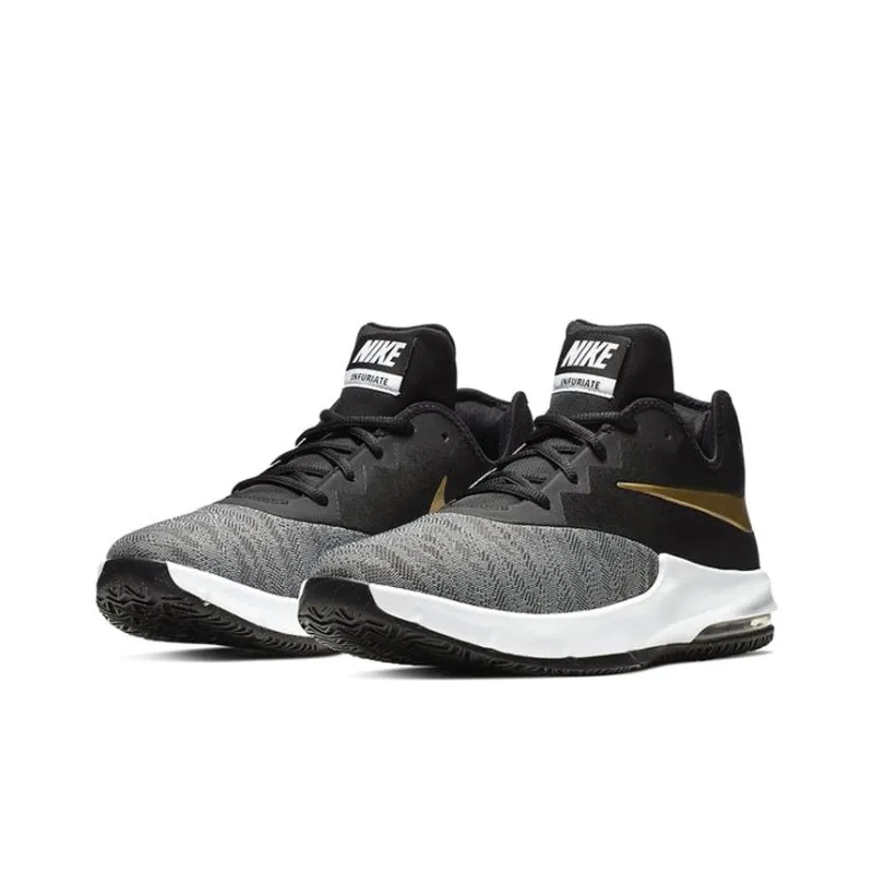 Nike Air Max Infuriate 3 Low 'Grey Gold'-2