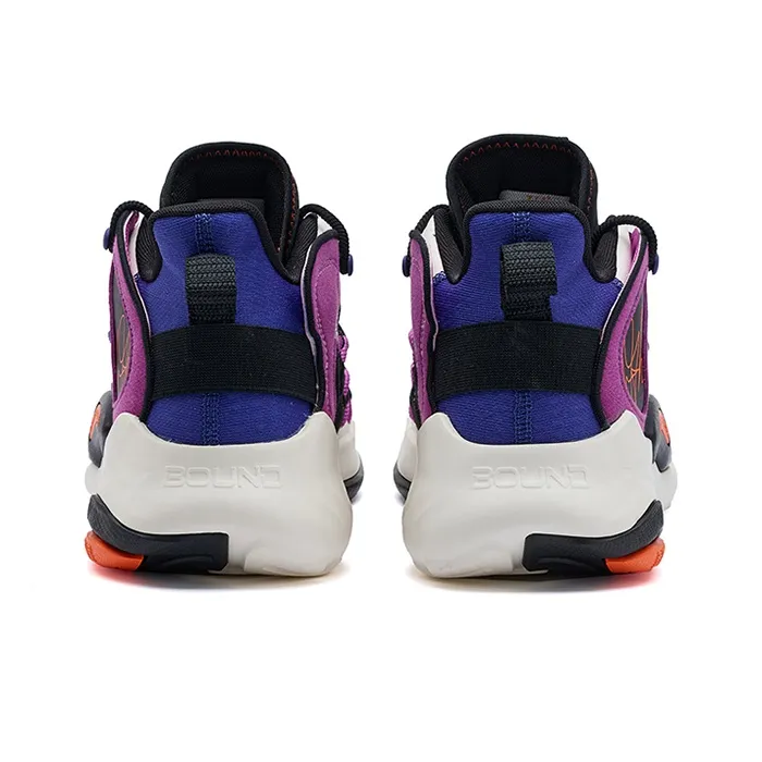 361° Shock Absorbers With Slip Resistant And Abrasion Resistant Properties Mid Top Basketball Shoes Men's-3