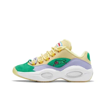 Reebok Question Low Bbc Ice Cream Running Dog Yellow Green