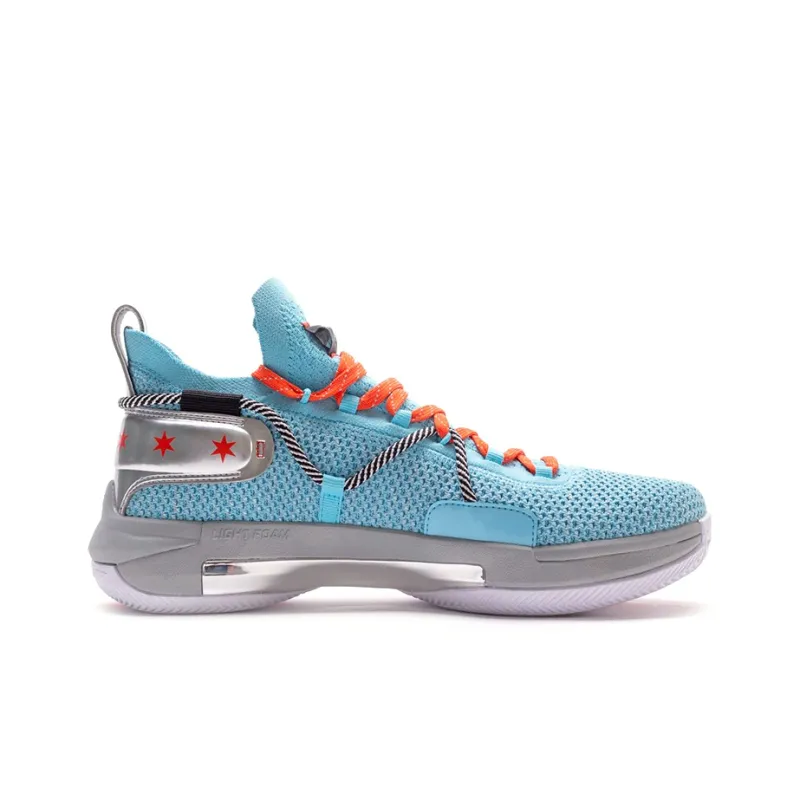LiNing Speed 6 Premium Game Night PE Player Edition Anti Slip Wear Resistant Low Top Basketball Shoes Blue-1