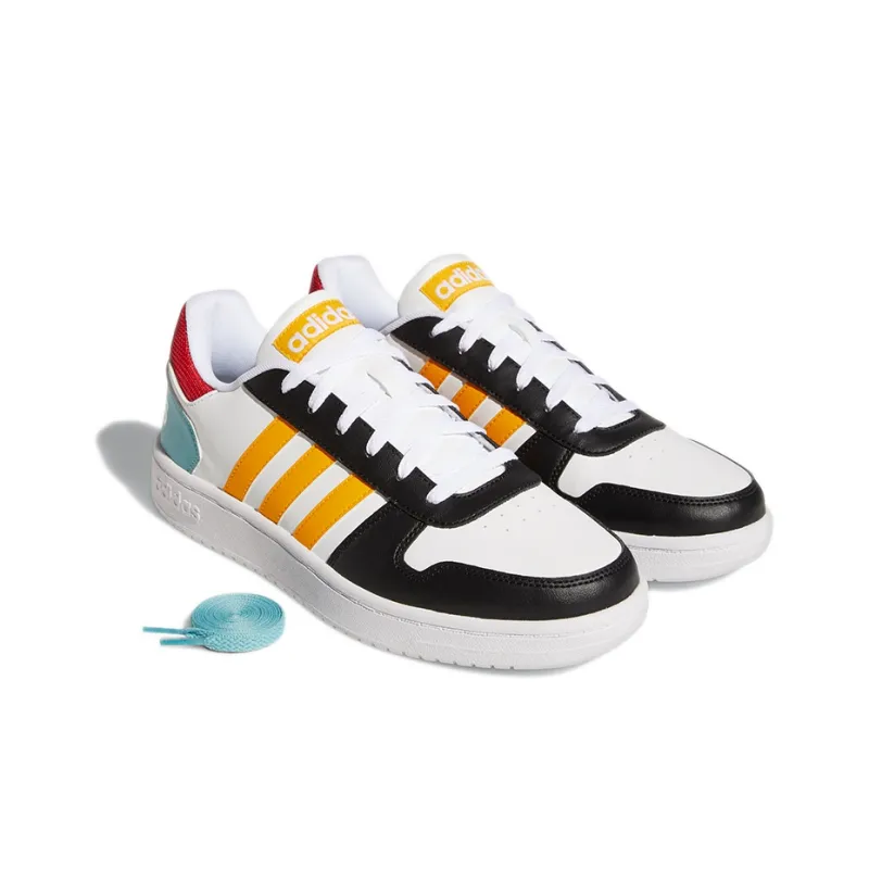 Adidas Neo Hoops 2.0 'White Black Yellow'-3
