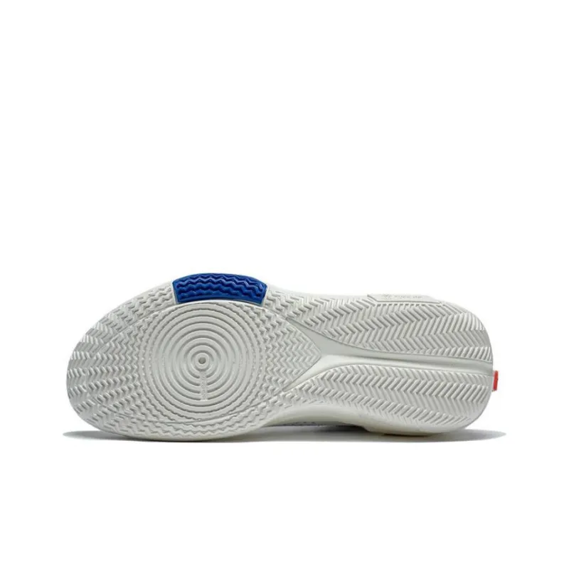 LINING Speed 9 Basketball Shoes Men Low Top White Red-4