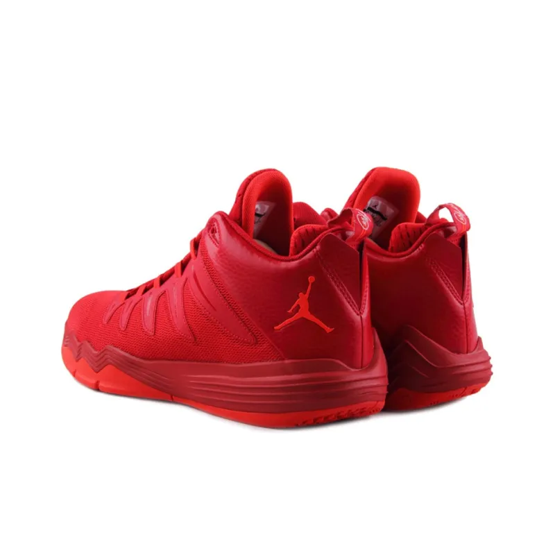 Jordan CP3 9 Cushioning Slip Resistant Coverage Lightweight Rebound Mid Top Basketball Shoes Men's Red-3