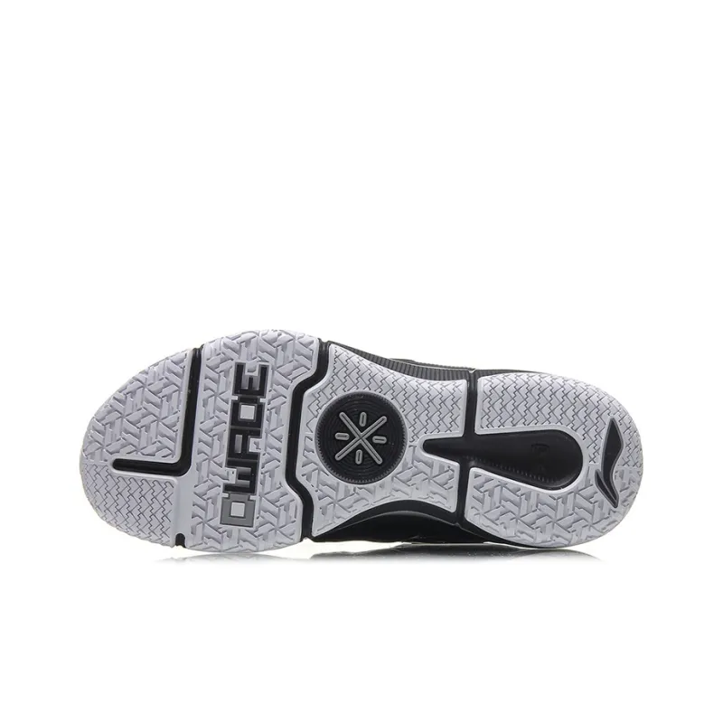 LiNing All City 6 Slip Resistant And Abrasion Resistant Support Low Top Basketball Shoes Men's Black Gray-4