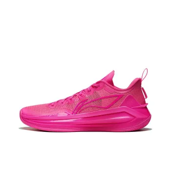 LiNing Liren 3 V2 PINK Durable Breathable Low Top Basketball Shoes Unisex Fluorescent Luminous Pink