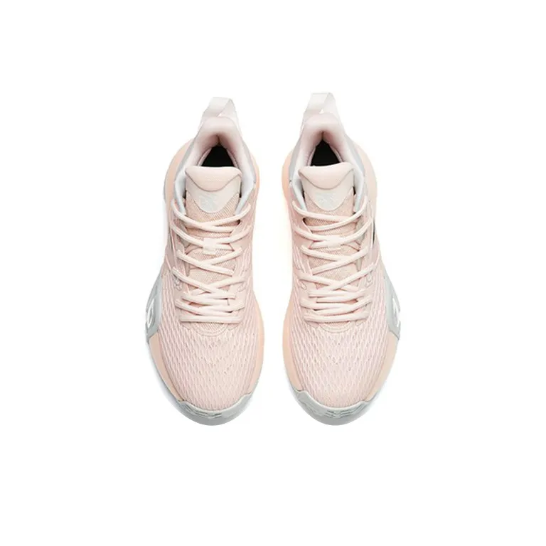 Anta Feather Low-Top Performance Basketball Shoes Men's Fair Skin With Pink-3