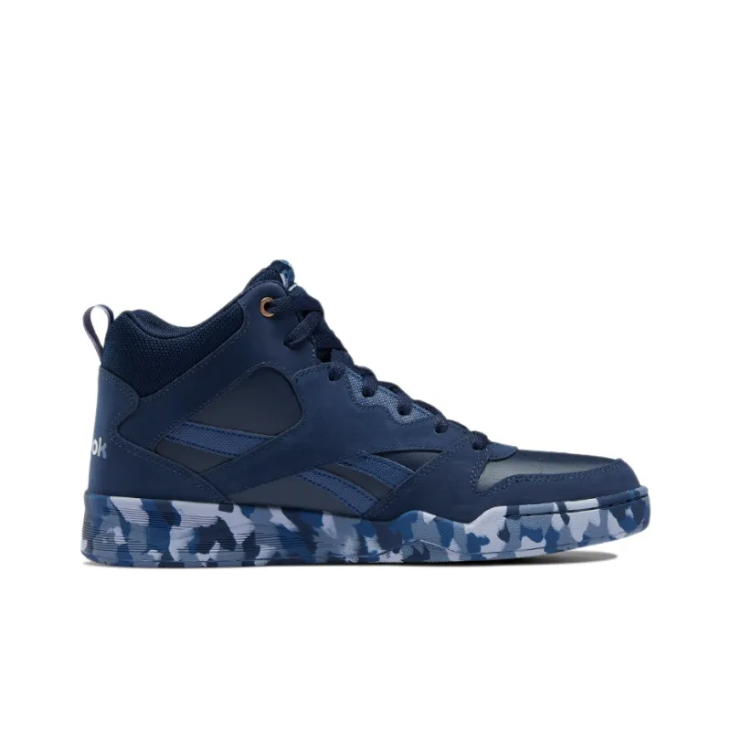Reebok Royal BB4500 2 HI Anti-Slip Wear-Resistant Mid-Top Basketball Shoes Men's Navy-1