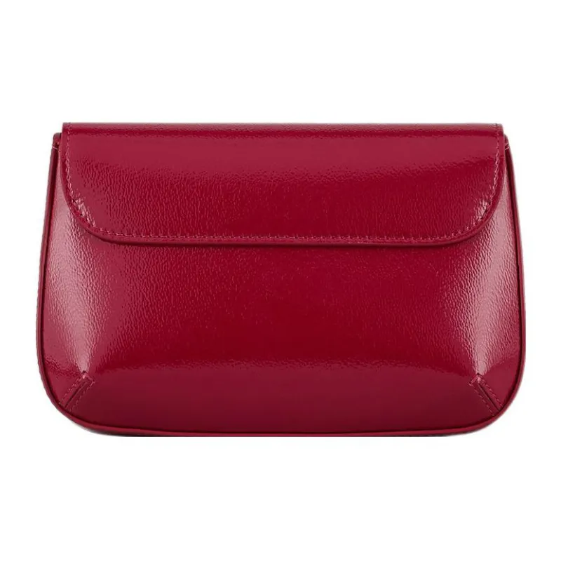 AMANI Patent Leather Shoulder Bag Women's-2
