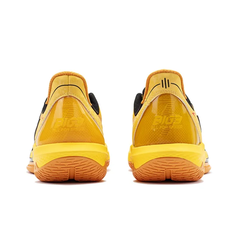 361° Big3 4.0 QUICK Basketball Shoes Men Low Top Sunshine Yellow/Obsidian Black-3