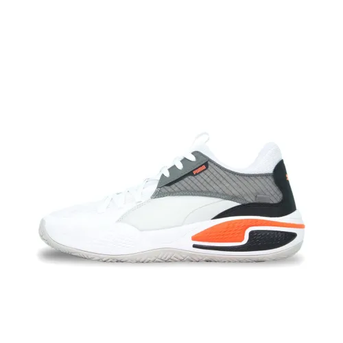 PUMA Court Rider White Energy Red