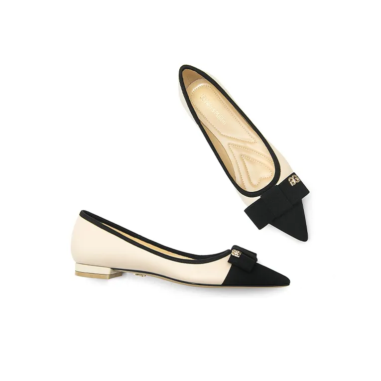 Lily Wei Casual Single Shoes Women's Apricot-3