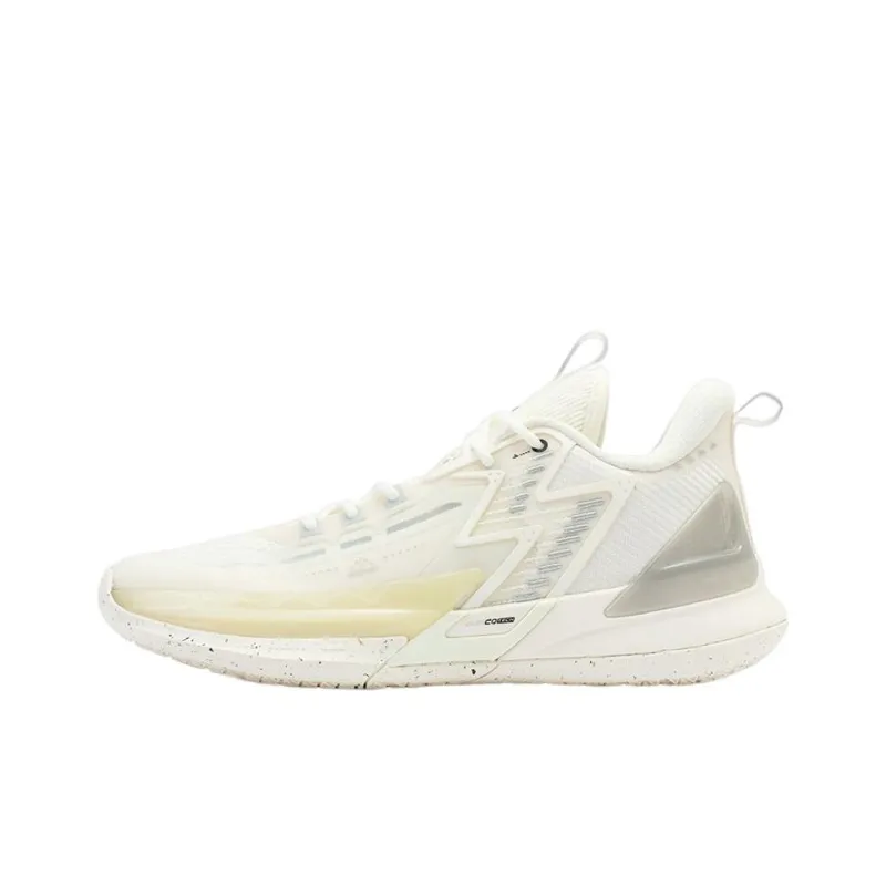361° Big3 4.0 SWITCH M1RO Cushioning Anti Slip And Wear Resistant Low Top Performance Basketball Shoes Men's White-0