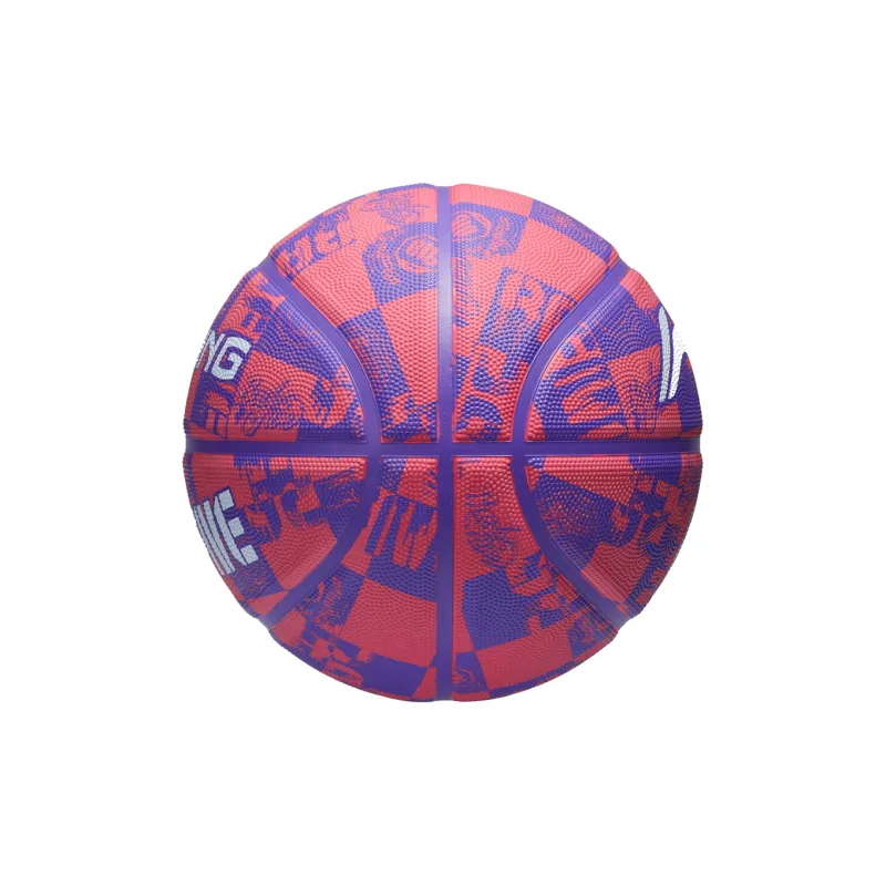 LiNing Badfive Rubber Basketball Multicolor Size 7 Training-3