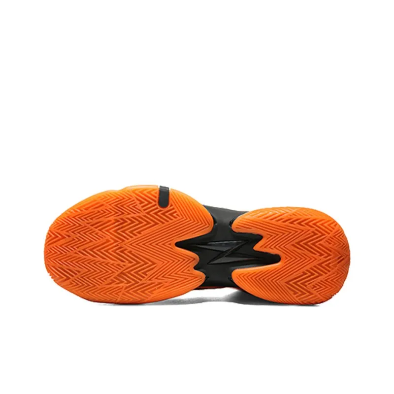 PEAK Taichi Lightning 2020 Durable Breathable Mid Top Performance Basketball Shoes Men's Orange-3