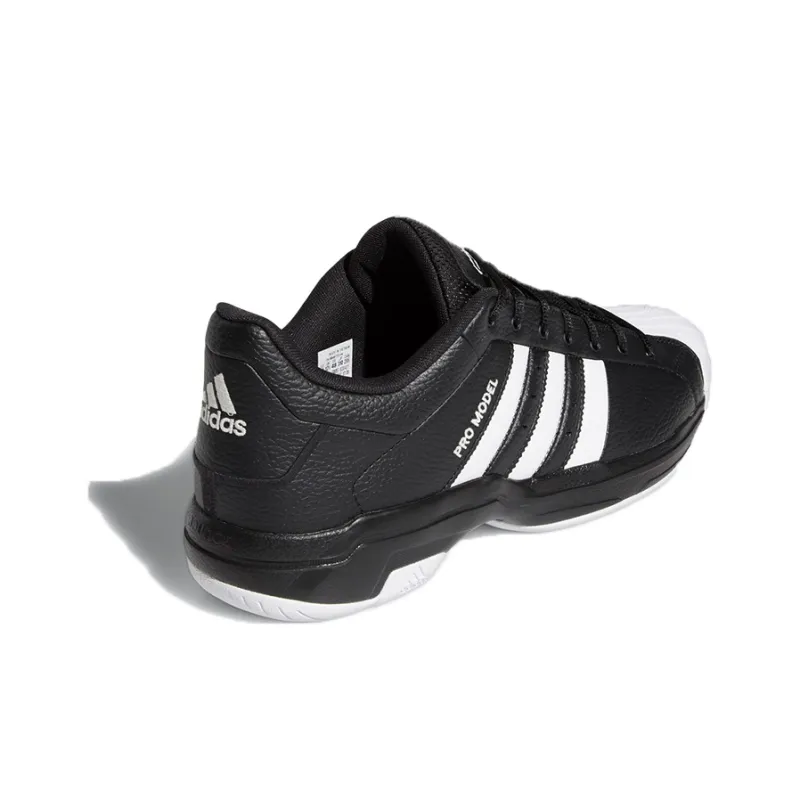 Adidas Pro Model 2G Low Black White-3
