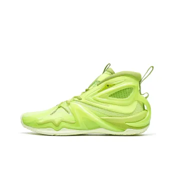 XTEP Battle 1.0 Basketball Shoes Men High Top New Neon Green/Lime