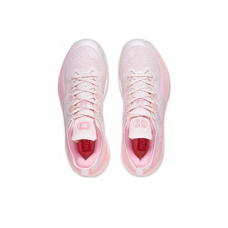 LiNing Liren 3 V2 Durable Breathable Low Top Basketball Shoes Men's New Light Pink-2