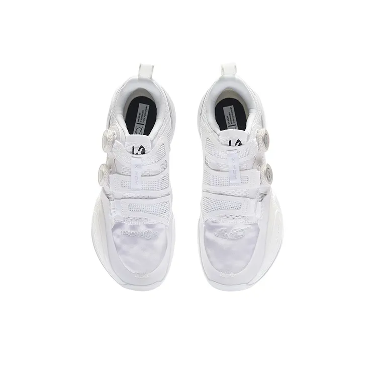 LINING WOW 9 Basketball Shoes Unisex Low Top Standard White-3