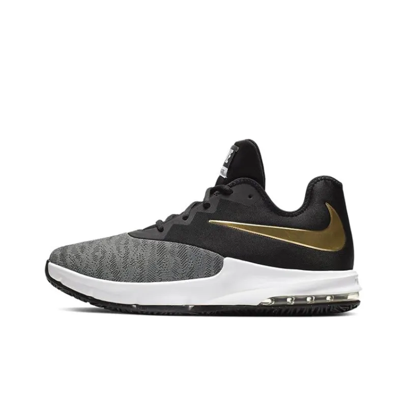 Nike Air Max Infuriate 3 Low 'Grey Gold'-0