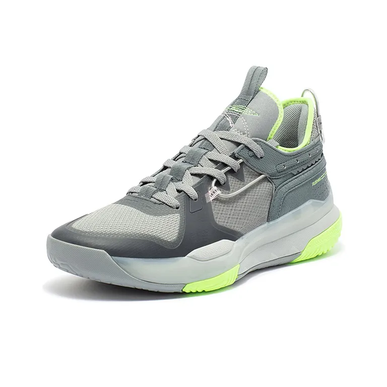 361° Burning Battle 3.0 Basketball Shoes Men Low Top Light Gray-1