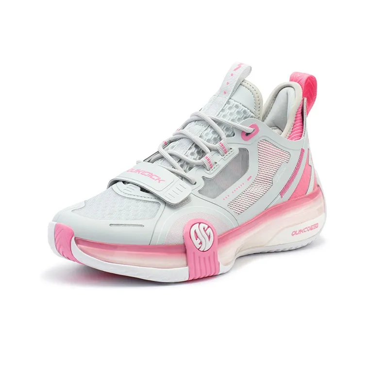 361° Chan 3 Pro SE Low-Top Performance Basketball Shoes Men's Gray Pink-1