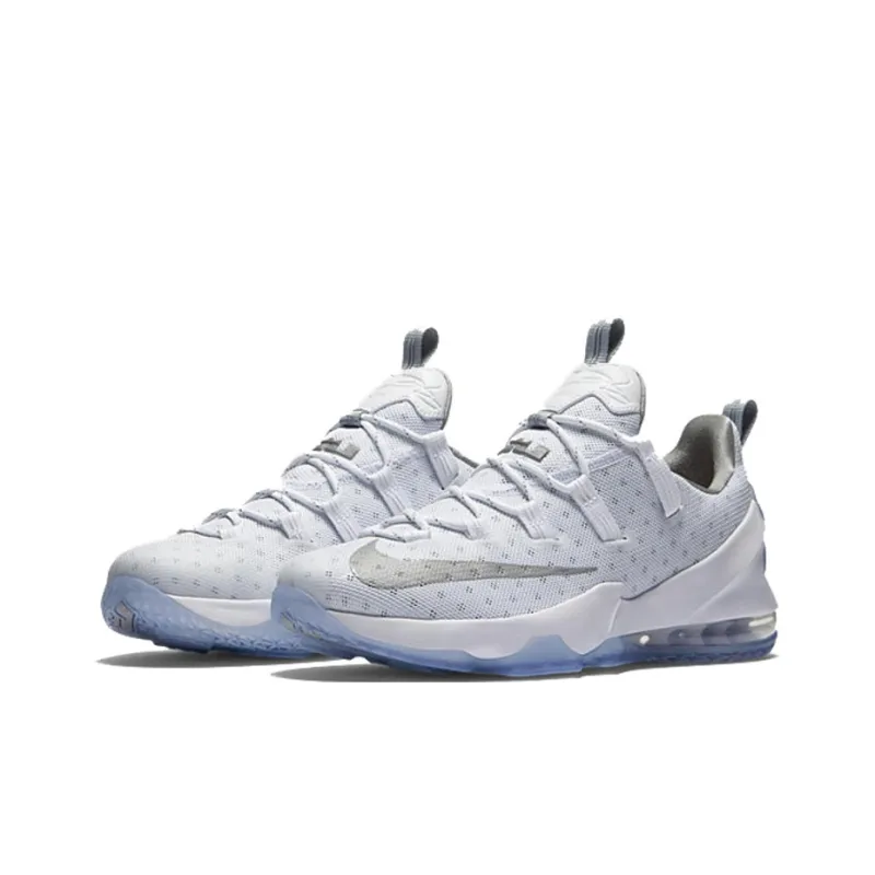 Nike LeBron 13 Low Metallic Silver-2